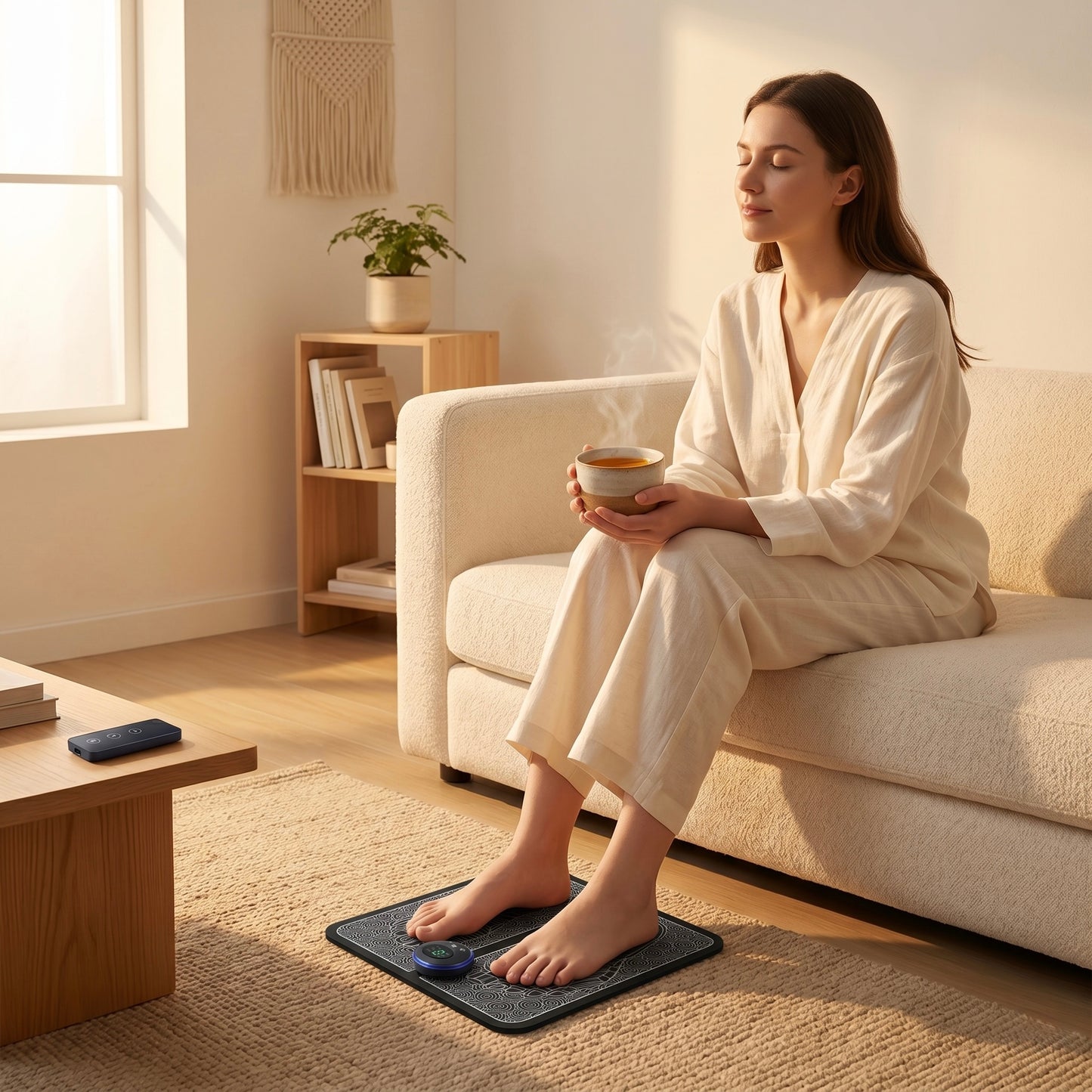 Solara Sole — EMS Foot Massage Mat for Circulation & Recovery